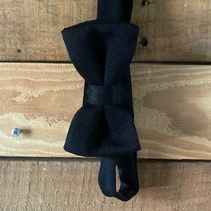 H&M adjustable black bow tie